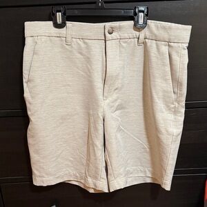 Callaway Men's Cream Flat Front Shorts